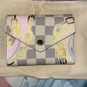 Victorine Wallet Damier Azur